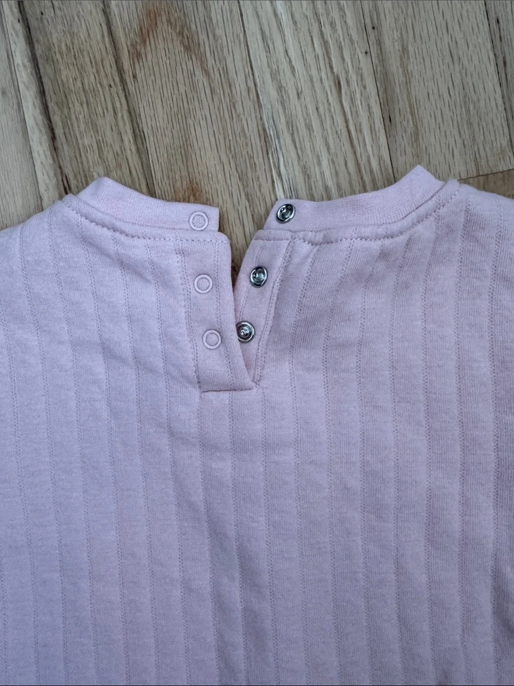 GAP Light Pink Ribbed Pullover Sweatshirt
